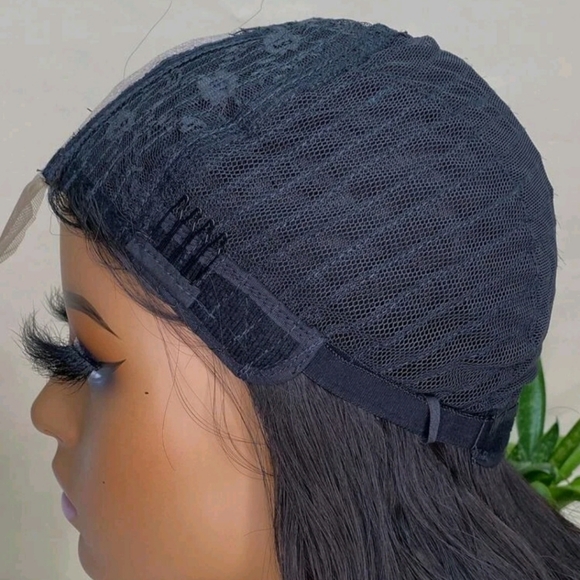 LydiaMFahions Glueless Black Curly Wig new - Picture 3 of 8